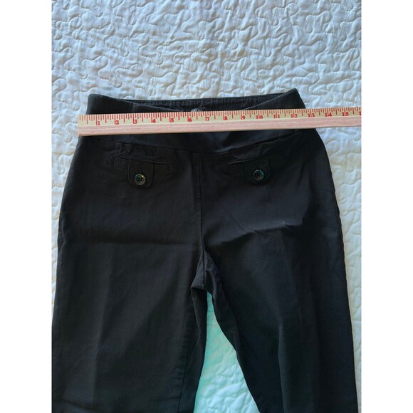 Style & Co Black Y2K Stretch Straight Leg Dress Pants size small - Picture 3 of 6